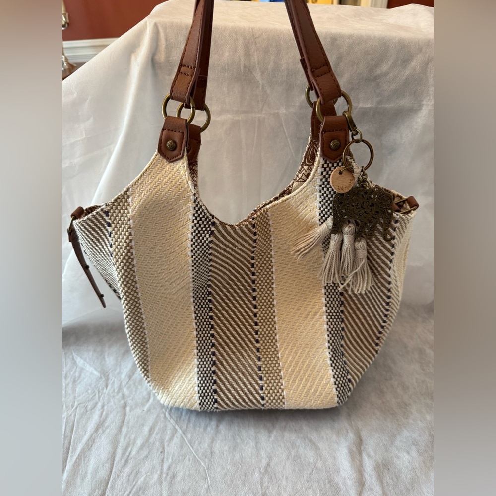 Sakroots Roma Woven tote.